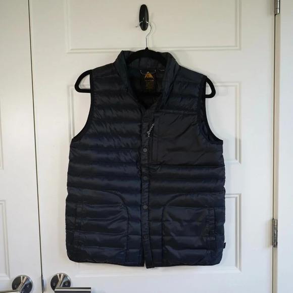 Burton Durable Goods Down Vest Black Woman’s Size Small - Picture 1 of 7